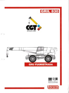 Locatelli GRIL 830 Specifications