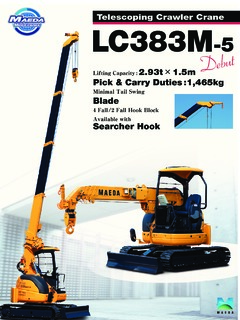 Maeda LC383M-5 Specifications