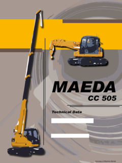 Maeda CC505 Specifications
