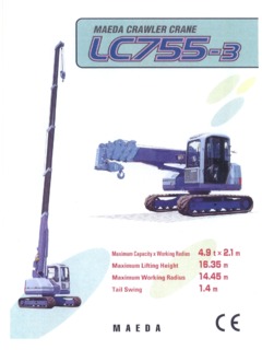 Maeda LC755-3 Specifications
