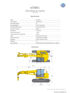 Maeda CC1485S-1 Specifications