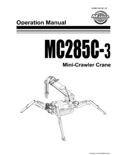 Maeda MC285C-3 Specifications