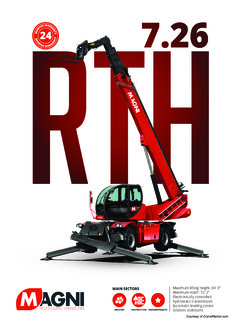 Magni RTH 7.26 Specifications