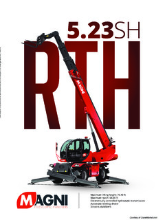 Magni RTH 5.23 SH Specifications