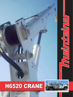 Maintainer H6520 Specifications
