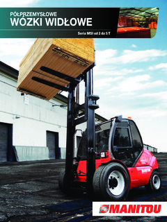 Manitou MSI 30 3B-FT4 Specifications