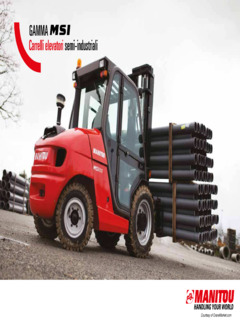Manitou MSI25 Specifications