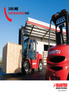 Manitou MI35G Specifications