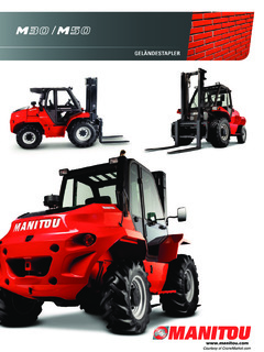 Manitou M 50-4 Specifications
