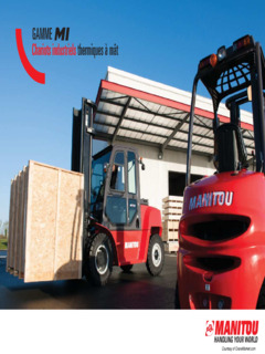 Manitou MI35G Specifications