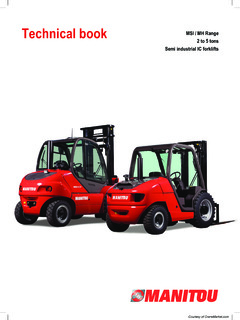 Manitou MSI 35 3B-FT4 Specifications