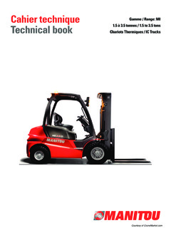 Manitou MI30D Specifications
