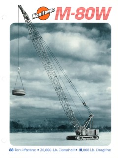 Manitowoc M-80W Specifications