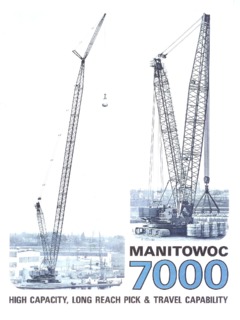 Manitowoc 7000 Specifications