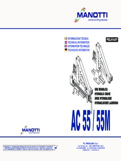 Manotti AC 55 Specifications
