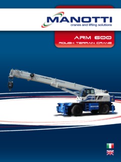 Manotti ARM 600 Specifications