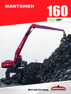 Mantsinen 160 HybriLift Specifications
