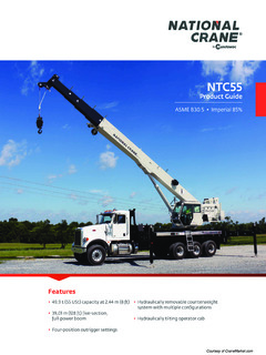 National Crane NTC55128 Specifications