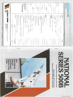 National Crane 556B Specifications