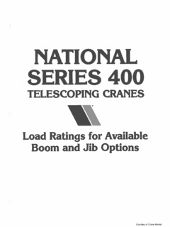 National Crane 437 Specifications