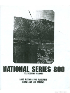 National Crane 839B Specifications