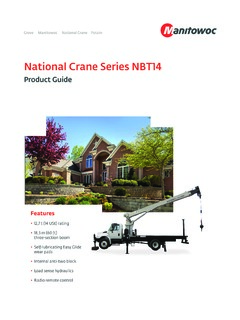 National Crane NBT14 Specifications