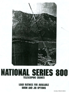 National Crane 839 Specifications