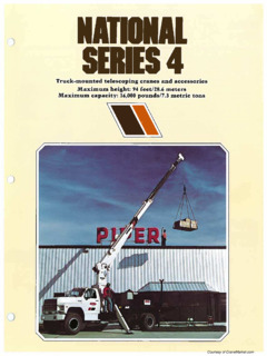 National Crane 4T55 Specifications
