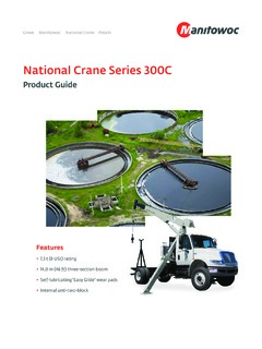 National Crane 337C Specifications