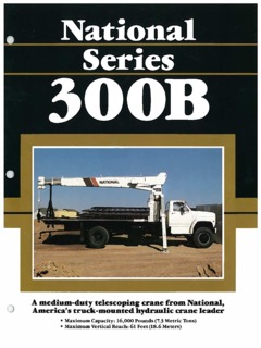 National Crane 346B Specifications
