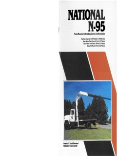 National Crane N-95 Specifications