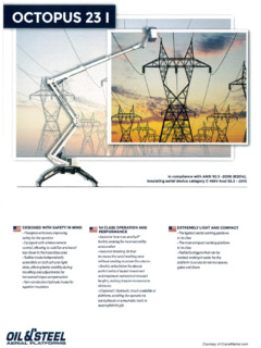 Oil&Steel Octopus 23 I Specifications