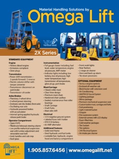 Omega Lift Manufacturing 2X14-8 Specifications