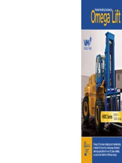 Omega Lift Manufacturing 2470-48 Specifications
