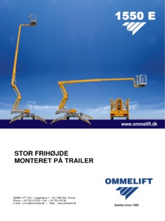Omme Lift 1550 EXB Specifications