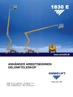Omme Lift 1830 EXB Specifications