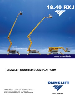 Omme Lift 18.40 RXBPJ Specifications