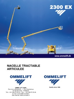 Omme Lift 2300EXB Specifications