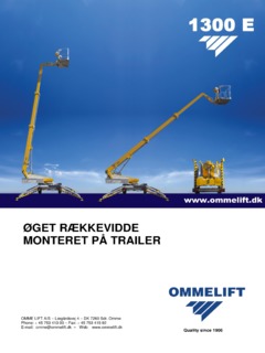 Omme Lift 1300 EB Specifications