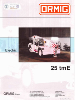 Ormig 25 tmE Specifications