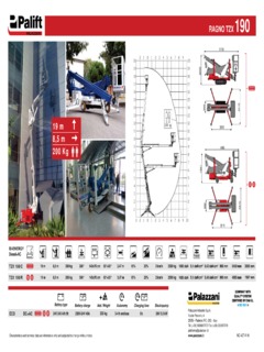 Palazzani TZX 190/C Specifications