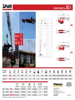 Palazzani TSJ 30.1/R Specifications