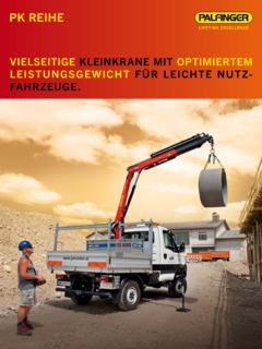 Palfinger PK 2900 Performance Specifications