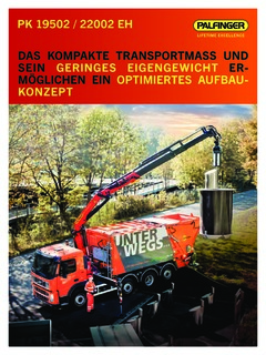 Palfinger PK 22002 EH Specifications