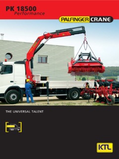 Palfinger PK 18500 Performance Specifications