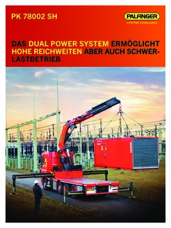 Palfinger PK 78002 SH Specifications