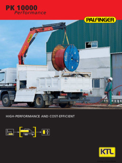 Palfinger PK 10000 Performance B Specifications