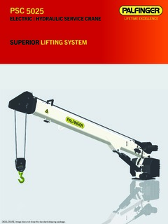 Palfinger PSC 5025 Specifications