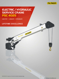 Palfinger PSC 4025 H Specifications