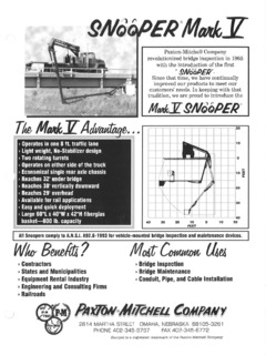 Paxton-Mitchell Snooper Mark V Specifications